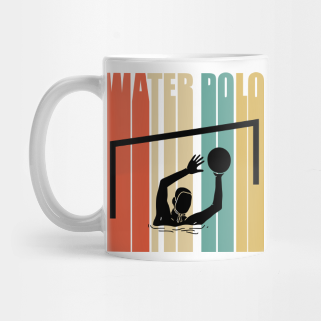 Waterpolo Player Retro Vintage Water Polo Players Coach Gift Water Polo Mug TeePublic